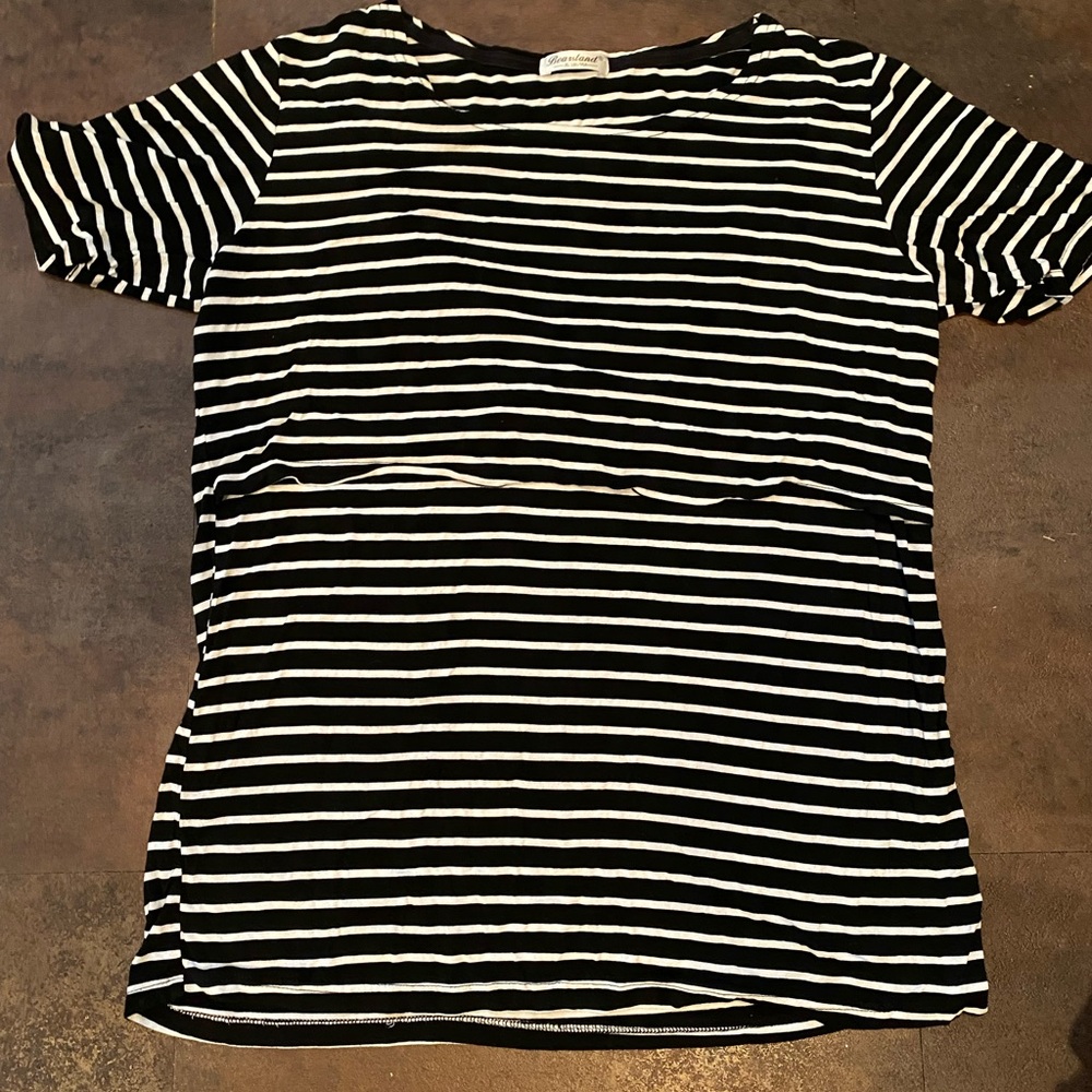 Bearsland Black and White Short Sleeve T-Shirt